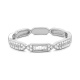 Anillo de oro blanco de 18 Kt con diamantes de 0,15 ct