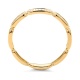 Anillo de oro amarillo de 18 Kt con diamantes talla baguette de 0,15 ct