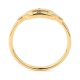 Anillo de oro amarillo de 18 Kt con diamantes de 0,08 ct