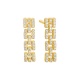 Pendientes de oro amarillo de 18 Kt con diamantes de 0,23 ct