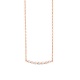 Colgante de oro rosa de 18 Kt con diamantes de 0,10 a 0,15 ct