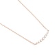 Colgante de oro rosa de 18 Kt con diamantes de 0,10 a 0,15 ct