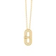 Colgante de oro amarillo de 18 Kt con diamantes de 0,08 ct