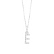 Colgante de oro blanco de 18 Kt con diamantes de 0,07 ct
