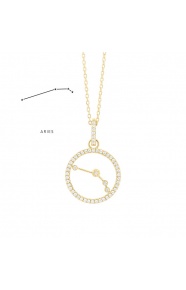Colgante de oro amarillo de 18 Kt con diamantes de 0,15 ct