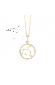 Colgante de oro amarillo de 18 Kt con diamantes de 0,17 ct