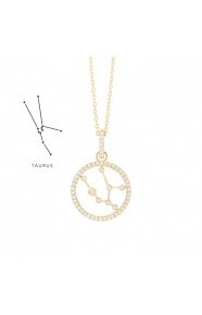 Colgante de oro amarillo de 18 Kt con diamantes de 0,17 ct