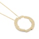 Colgante de oro amarillo de 18 Kt con diamantes de 0,45 ct