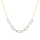 Collar de oro de 18 Kt con diamantes de 0,34 ct