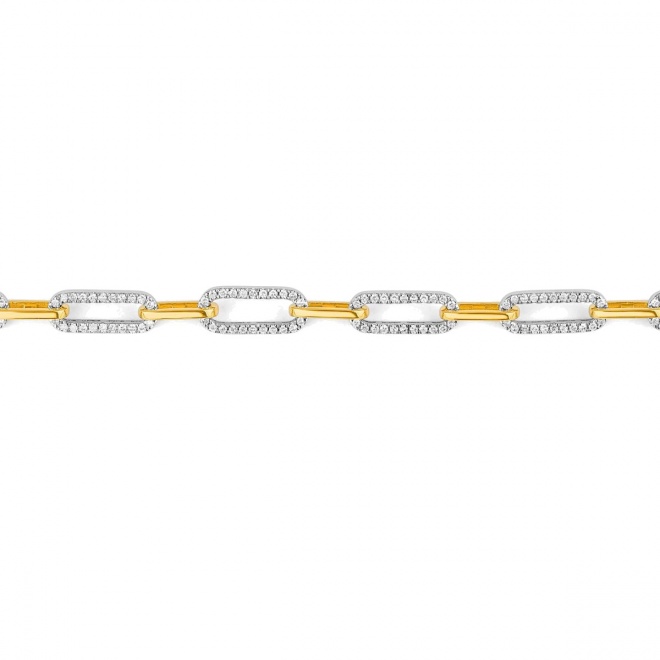 Collar de oro de 18 Kt con diamantes de 2,00 ct