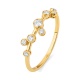 Anillo de oro amarillo de 18 Kt con diamantes de 0,19 ct