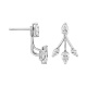 Pendientes de oro blanco de 18 Kt con diamantes talla pera de 1,35 ct