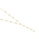 Collar Cadena con motivos de oro amarillo de 18 Kt con diamantes de 1,25 ct