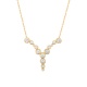 Collar de oro amarillo de 18 Kt con diamantes de 0,90 ct