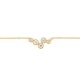Collar de oro amarillo de 18 Kt con diamantes de 0,43 ct