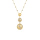 Collar de oro amarillo de 18 Kt con diamantes de 0,85 ct