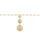 Collar de oro amarillo de 18 Kt con diamantes de 0,85 ct
