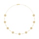 Collar de oro amarillo de 18 Kt con diamantes de 1,40 ct