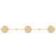 Collar de oro amarillo de 18 Kt con diamantes de 1,40 ct