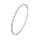 Esclava de oro blanco de 18 Kt con diamantes de 0,80 a 1,18 ct