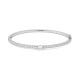Esclava de oro blanco de 18 Kt con diamantes de 0,80 a 1,18 ct