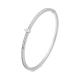 Esclava de oro blanco de 18 Kt con diamantes de 0,80 a 1,18 ct