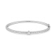 Esclava de oro blanco de 18 Kt con diamantes de 0,80 a 1,18 ct