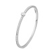 Esclava de oro blanco de 18 Kt con diamantes de 0,80 a 1,18 ct
