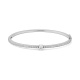 Esclava de oro blanco de 18 Kt con diamantes de 0,80 a 1,18 ct