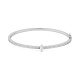 Esclava de oro blanco de 18 Kt con diamantes de 0,85 a 1,18 ct