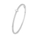 Esclava de oro blanco de 18 Kt con diamantes de 0,85 a 1,18 ct