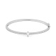 Esclava de oro blanco de 18 Kt con diamantes de 0,85 a 1,18 ct