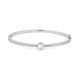 Esclava de oro blanco de 18 Kt con diamantes de 1,10 ct
