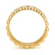 Anillo de oro amarillo de 18 Kt con diamantes de 0,34 ct
