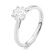 Anillo de oro blanco de 18 Kt
