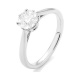 Anillo de oro blanco de 18 Kt