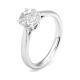 Anillo de oro blanco de 18 Kt