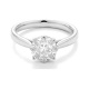 Anillo de oro blanco de 18 Kt
