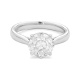 Anillo de oro blanco de 18 Kt
