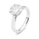 Anillo de oro blanco de 18 Kt