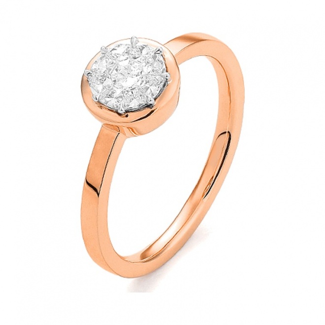 Anillo de oro de 18 Kt
