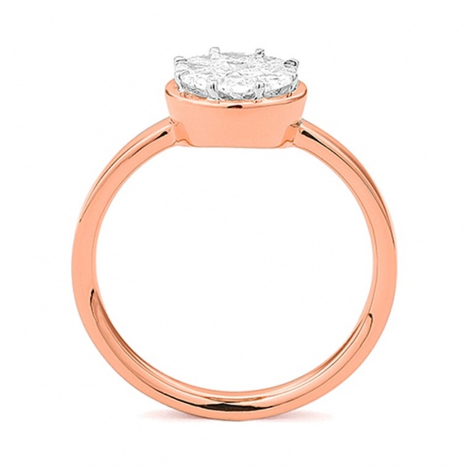 Anillo de oro de 18 Kt