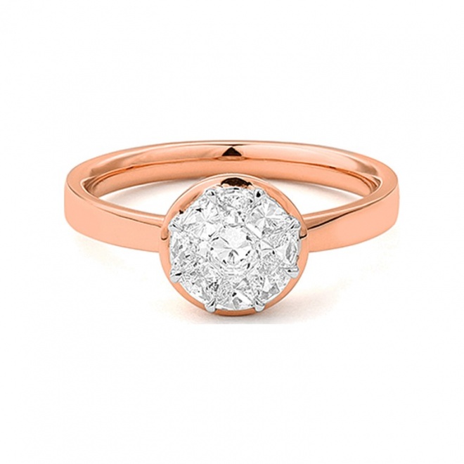 Anillo de oro de 18 Kt