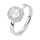Anillo de oro blanco de 18 Kt con diamantes de 0,53 ct