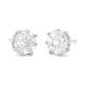 Pendientes de oro blanco de 18 Kt