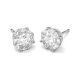 Pendientes de oro blanco de 18 Kt