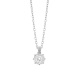 Colgante de oro blanco de 18 Kt