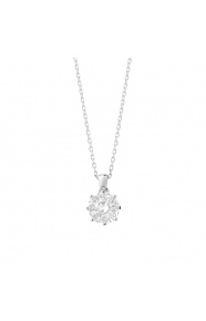 Colgante de oro blanco de 18 Kt