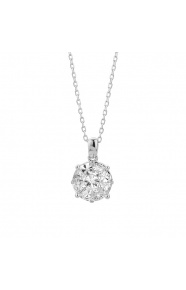 Colgante de oro blanco de 18 Kt