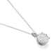 Colgante de oro blanco de 18 Kt